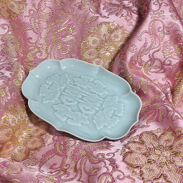 シノワズリファブリック/騎龍観音/パウダーピンク